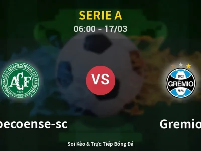 🔴 Trực Tiếp: Chapecoense-sc 1-0 Gremio – Link Xem Serie A (Full HD)