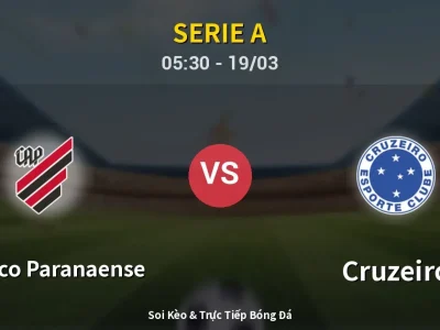Kết Quả: Atletico Paranaense 2-1 Cruzeiro – Highlight & Bàn Thắng | Serie A
