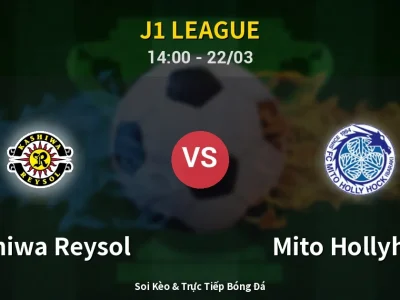 Kết Quả: Kashiwa Reysol 3-0 Mito Hollyhock – Highlight & Bàn Thắng | J1 League