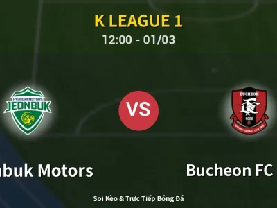 Kết Quả: Jeonbuk Motors 2-3 Bucheon FC 1995 – Highlight & Bàn Thắng | K League 1