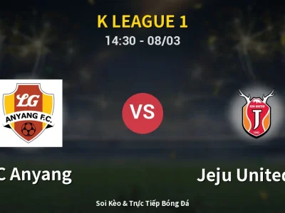 Kết Quả: FC Anyang 2-1 Jeju United FC – Highlight & Bàn Thắng | K League 1