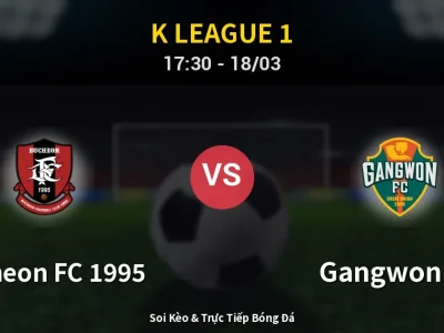 Kết Quả: Bucheon FC 1995 0-0 Gangwon FC – Highlight & Bàn Thắng | K League 1