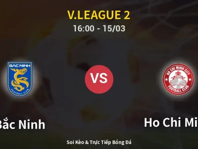 🔴 Trực Tiếp: Bắc Ninh 2-2 Ho Chi Minh – Link Xem V.League 2 (Full HD)