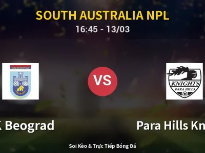 Kết Quả: FK Beograd 5-0 Para Hills Knights – Highlight & Bàn Thắng | South Australia NPL