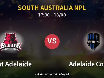 Kết Quả: West Adelaide 3-0 Adelaide Comets – Highlight & Bàn Thắng | South Australia NPL