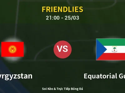 Soi Kèo Kyrgyzstan vs Equatorial Guinea – 21:00 25/03 | Nhận Định, Dự Đoán Tỷ Số