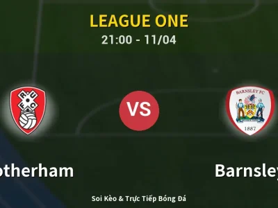 Soi Kèo Rotherham vs Barnsley – 21:00 11/04 | Nhận Định, Dự Đoán Tỷ Số