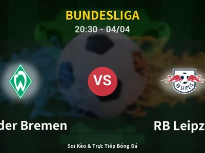Soi Kèo Werder Bremen vs RB Leipzig – 20:30 04/04 | Nhận Định, Dự Đoán Tỷ Số