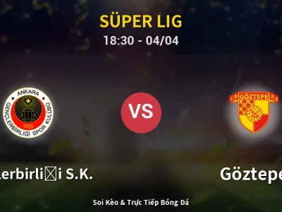 Soi Kèo Gençlerbirliği S.K. vs Göztepe – 18:30 04/04 | Nhận Định, Dự Đoán Tỷ Số