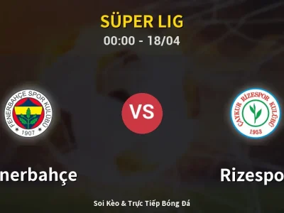 Kết Quả: Fenerbahçe 2-2 Rizespor – Highlight & Bàn Thắng | Süper Lig