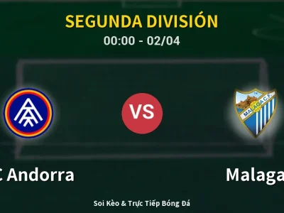 Kết Quả: FC Andorra 3-3 Malaga – Highlight & Bàn Thắng | Segunda División