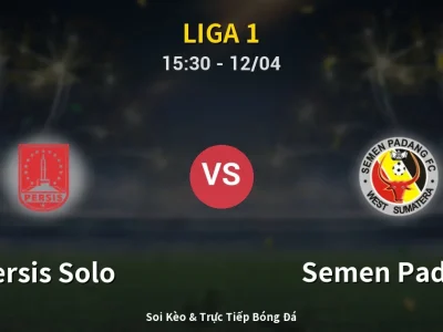 Kết Quả: Persis Solo 2-1 Semen Padang – Highlight & Bàn Thắng | Liga 1