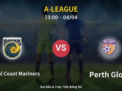 Kết Quả: Central Coast Mariners 2-2 Perth Glory – Highlight & Bàn Thắng | A-League