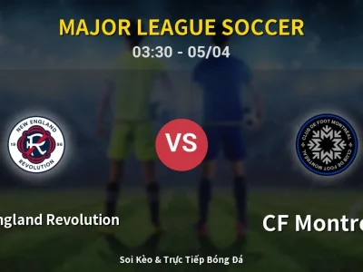 Kết Quả: New England Revolution 3-0 CF Montreal – Highlight & Bàn Thắng | Major League Soccer