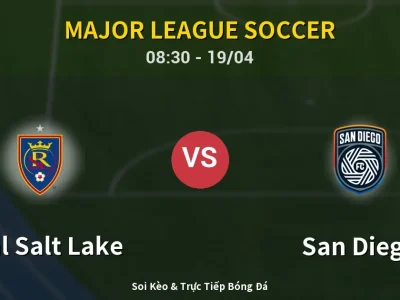 Soi Kèo Real Salt Lake vs San Diego – 08:30 19/04 | Nhận Định, Dự Đoán Tỷ Số