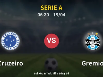 🔴 Trực Tiếp: Cruzeiro 2-0 Gremio – Link Xem Serie A (Full HD)