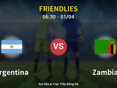 Kết Quả: Argentina 5-0 Zambia – Highlight & Bàn Thắng | Friendlies