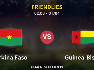 Kết Quả: Burkina Faso 1-1 Guinea-Bissau – Highlight & Bàn Thắng | Friendlies