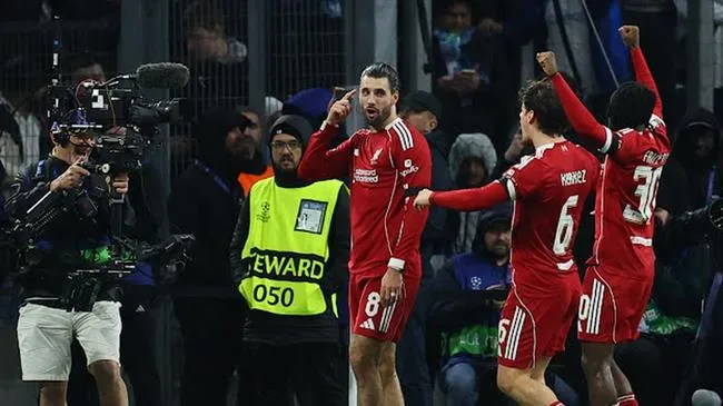 Liverpool đang xếp thứ 4 trên BXH Champions League 2025/26.