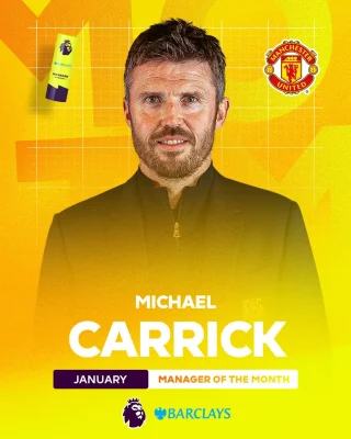 Bùng Nổ! Michael Carrick Làm Nên Lịch Sử, Đoạt Ngay HLV Xuất Sắc Nhất Tháng 1 1